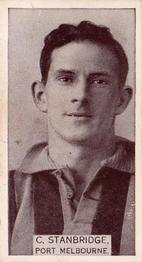 1933 Wills's Victorian Footballers (Small) #37 Charlie Stanbridge Front